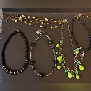 Lot of 5 Beaded Necklaces